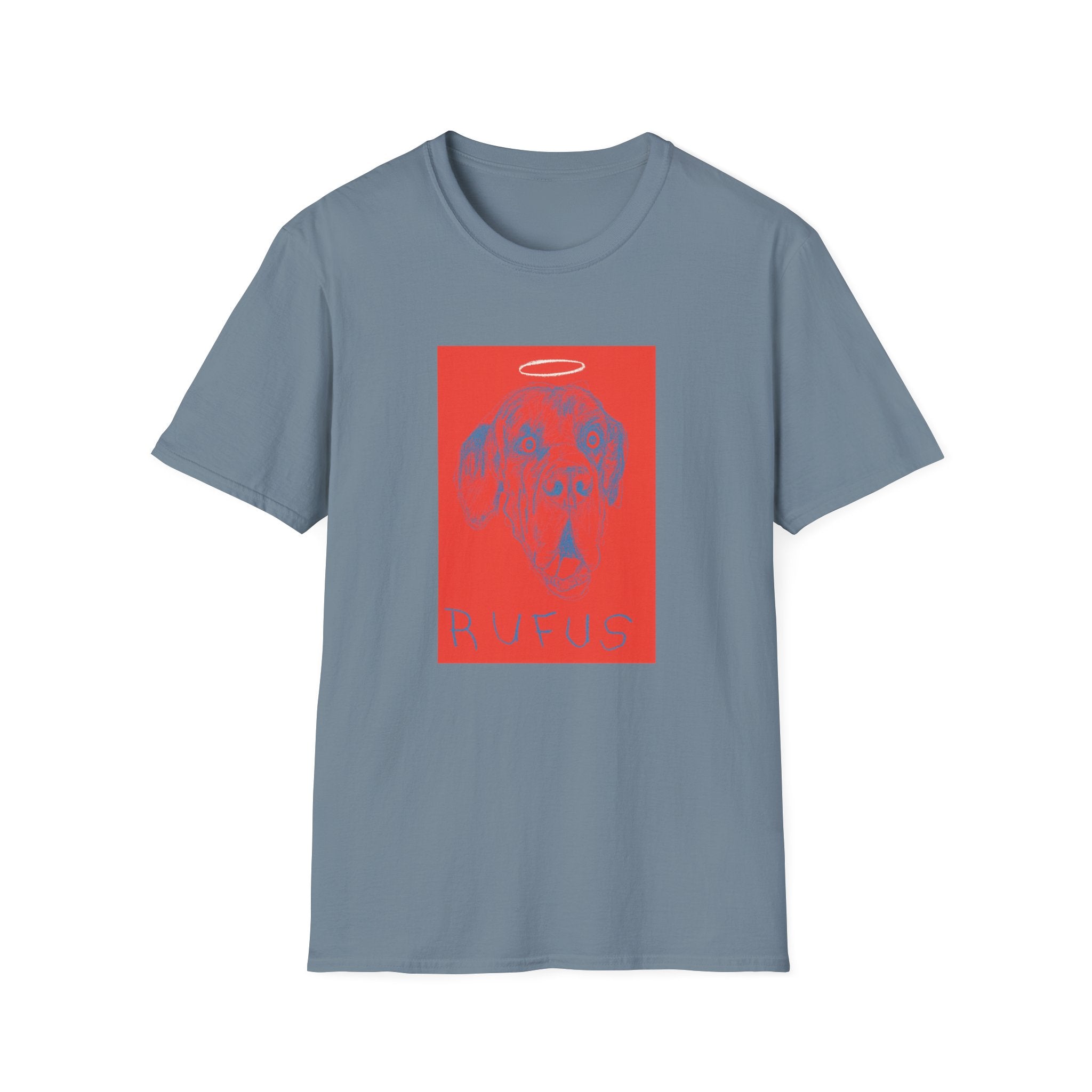 Rufus memorial dog portrait T-Shirt
