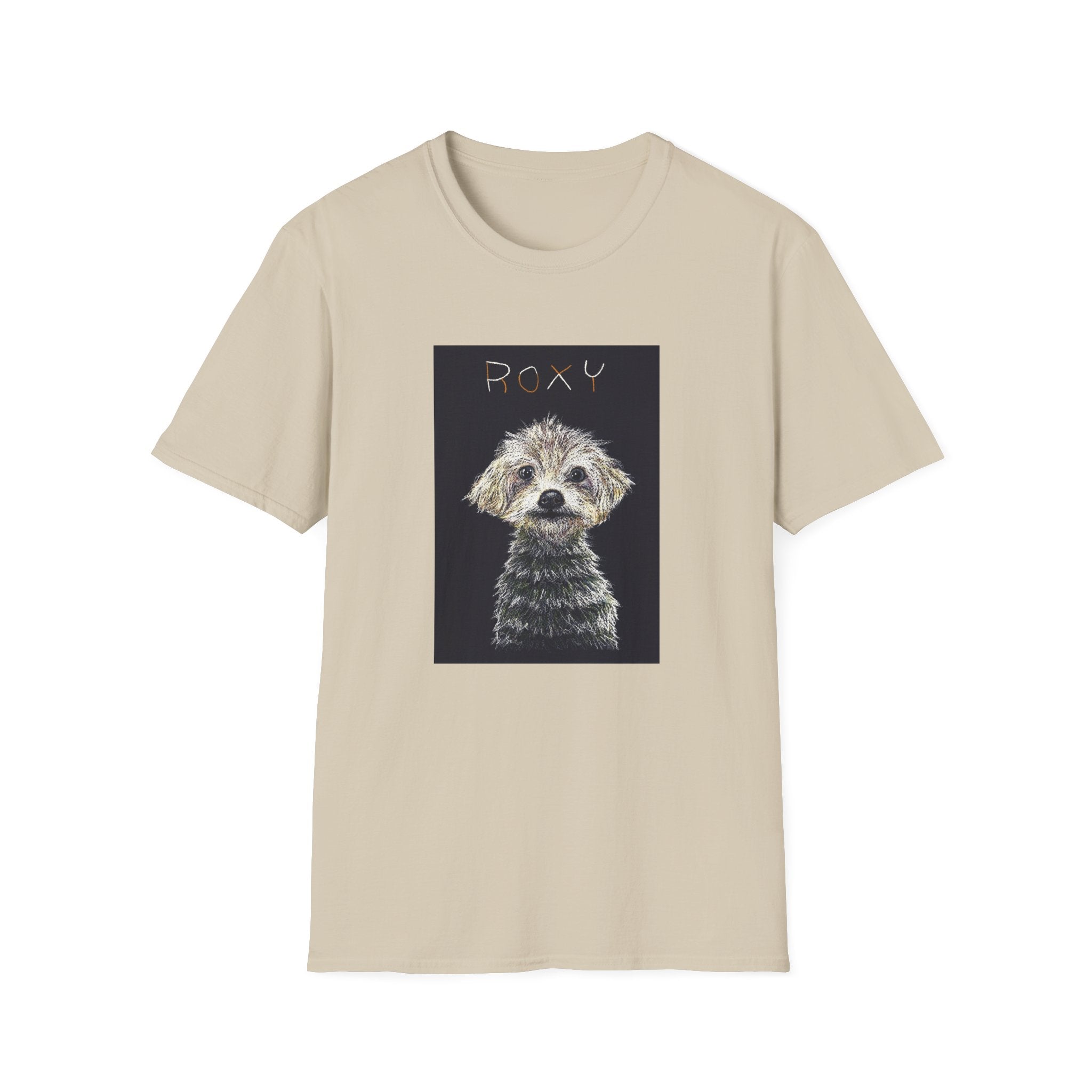 Roxy memorial dog portrait T-Shirt