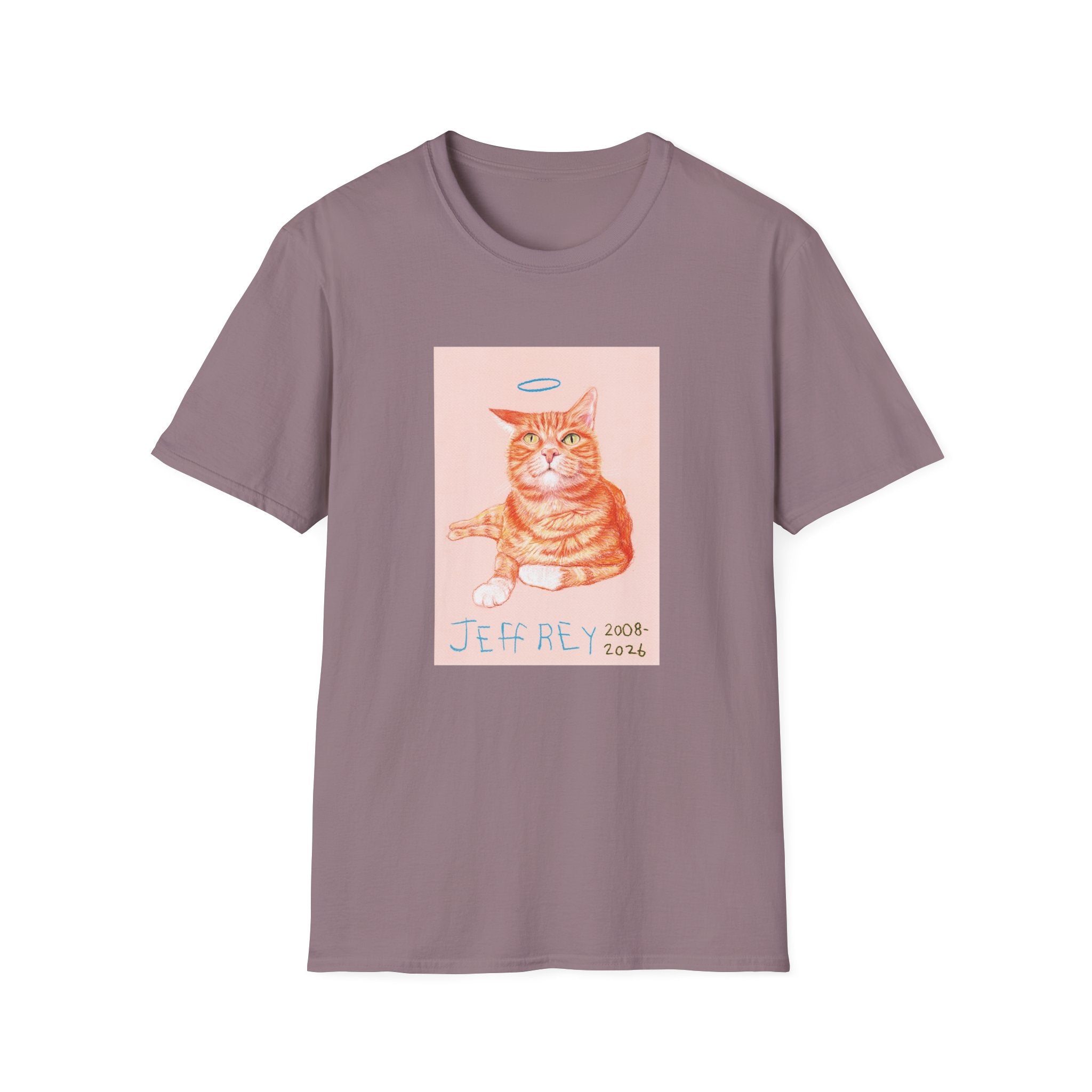 Jeffrey memorial cat portrait T-Shirt