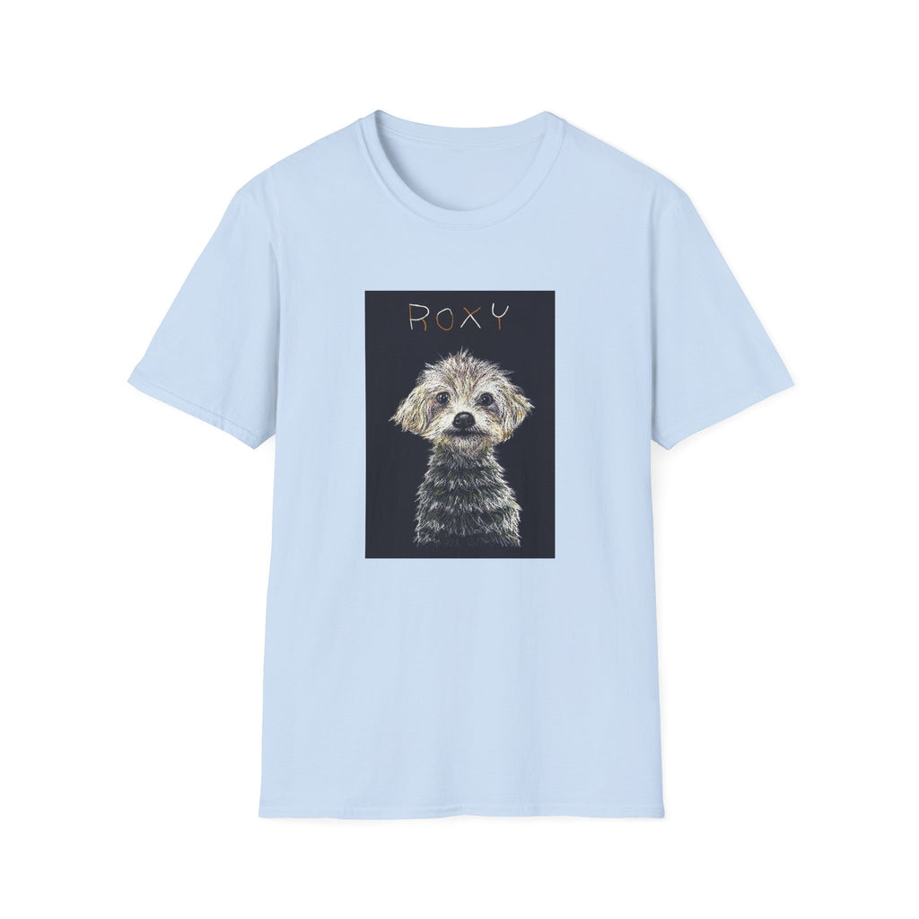 Roxy memorial dog portrait T-Shirt