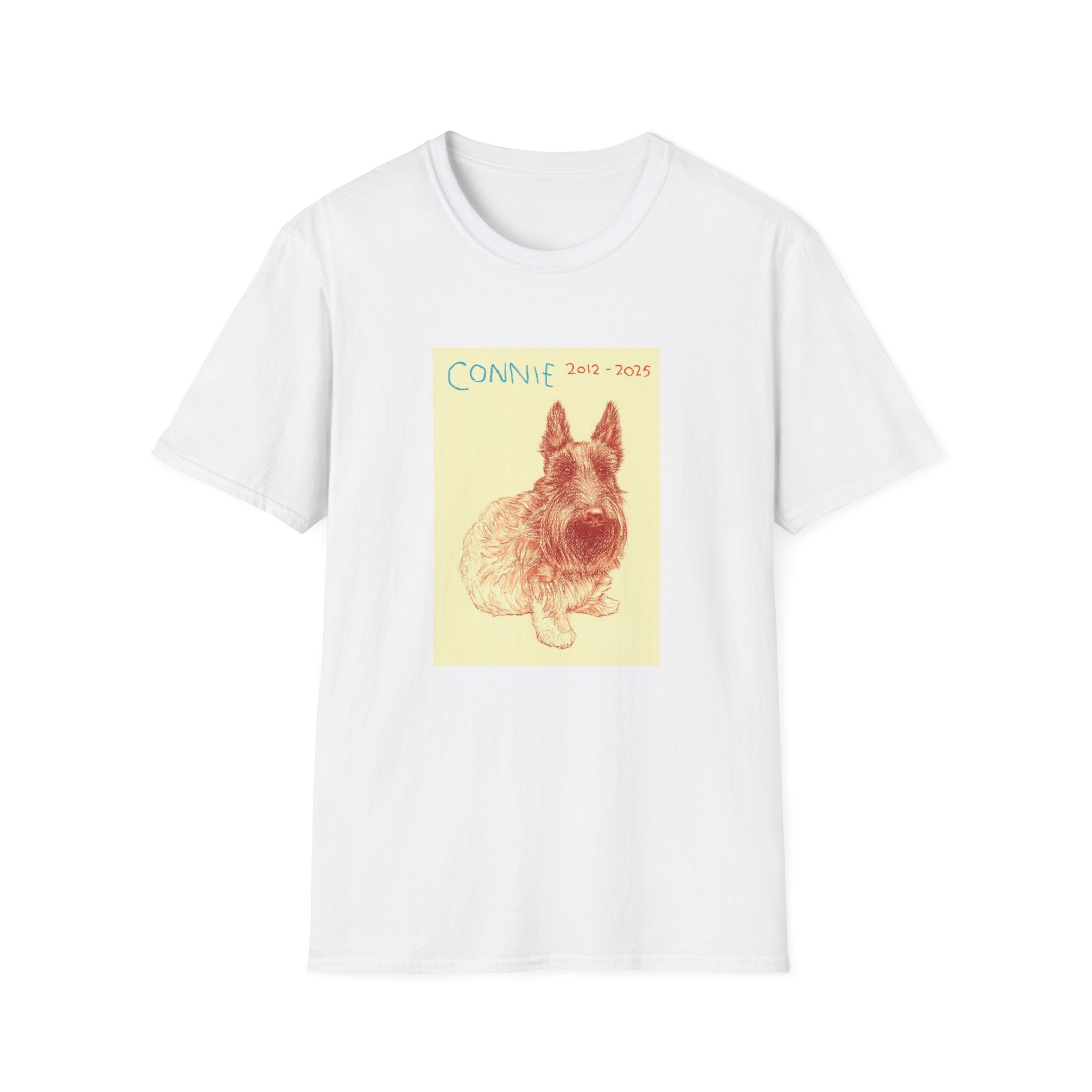 Connie memorial dog portrait T-Shirt