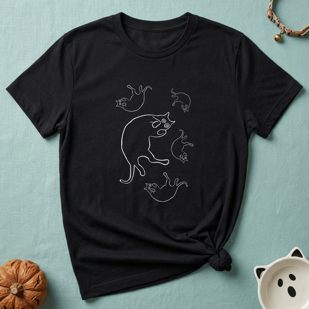 Floating Cats Spooky T-Shirt