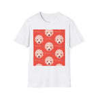 Multi-Peaches memorial dog portrait T-Shirt