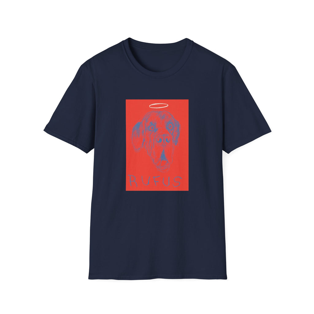 Rufus memorial dog portrait T-Shirt