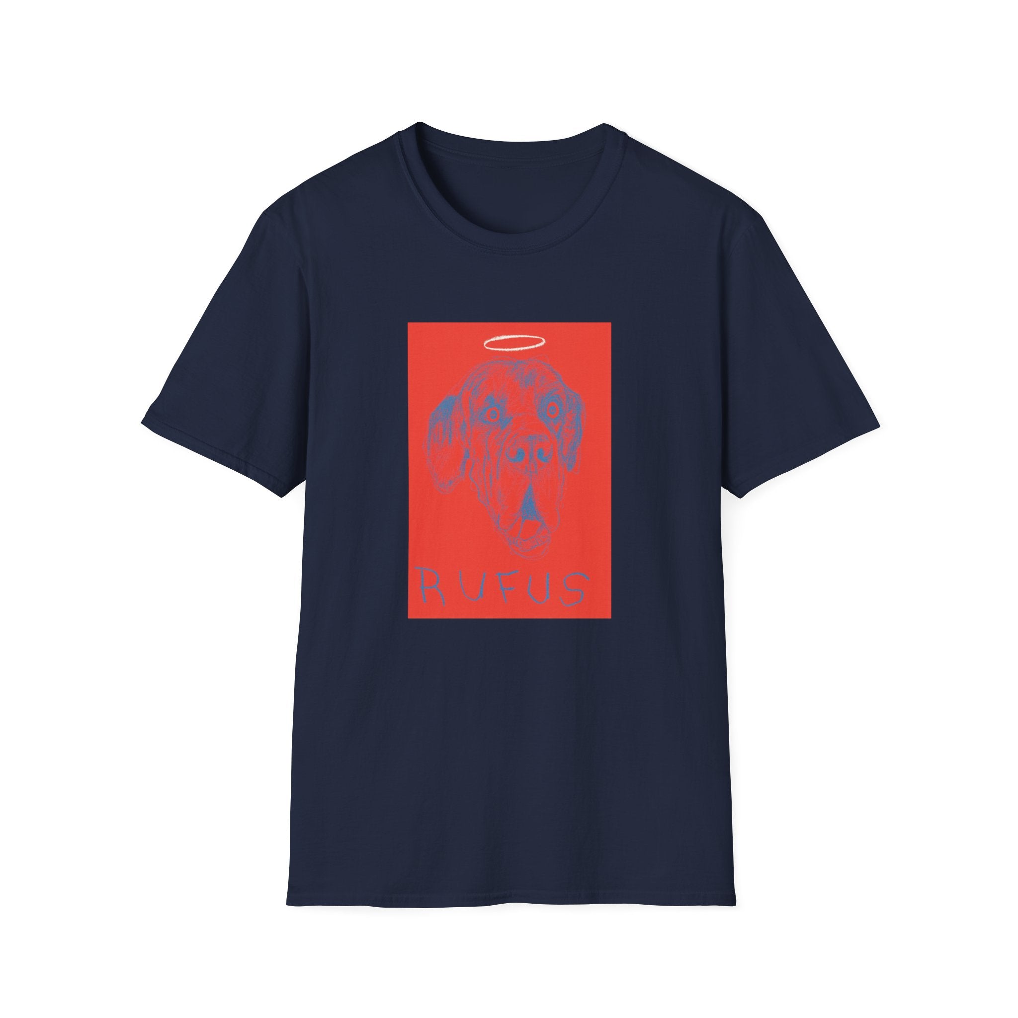 Rufus memorial dog portrait T-Shirt