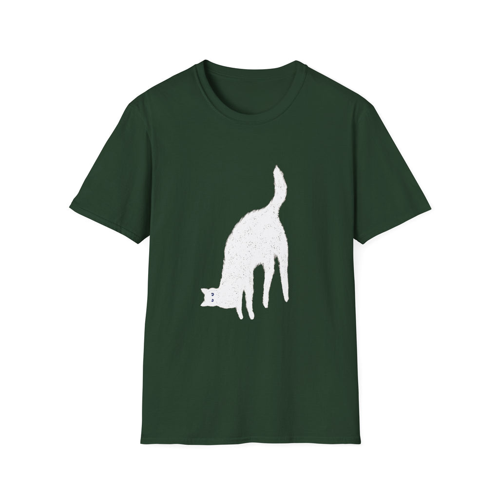 White Cat Spooky T-Shirt