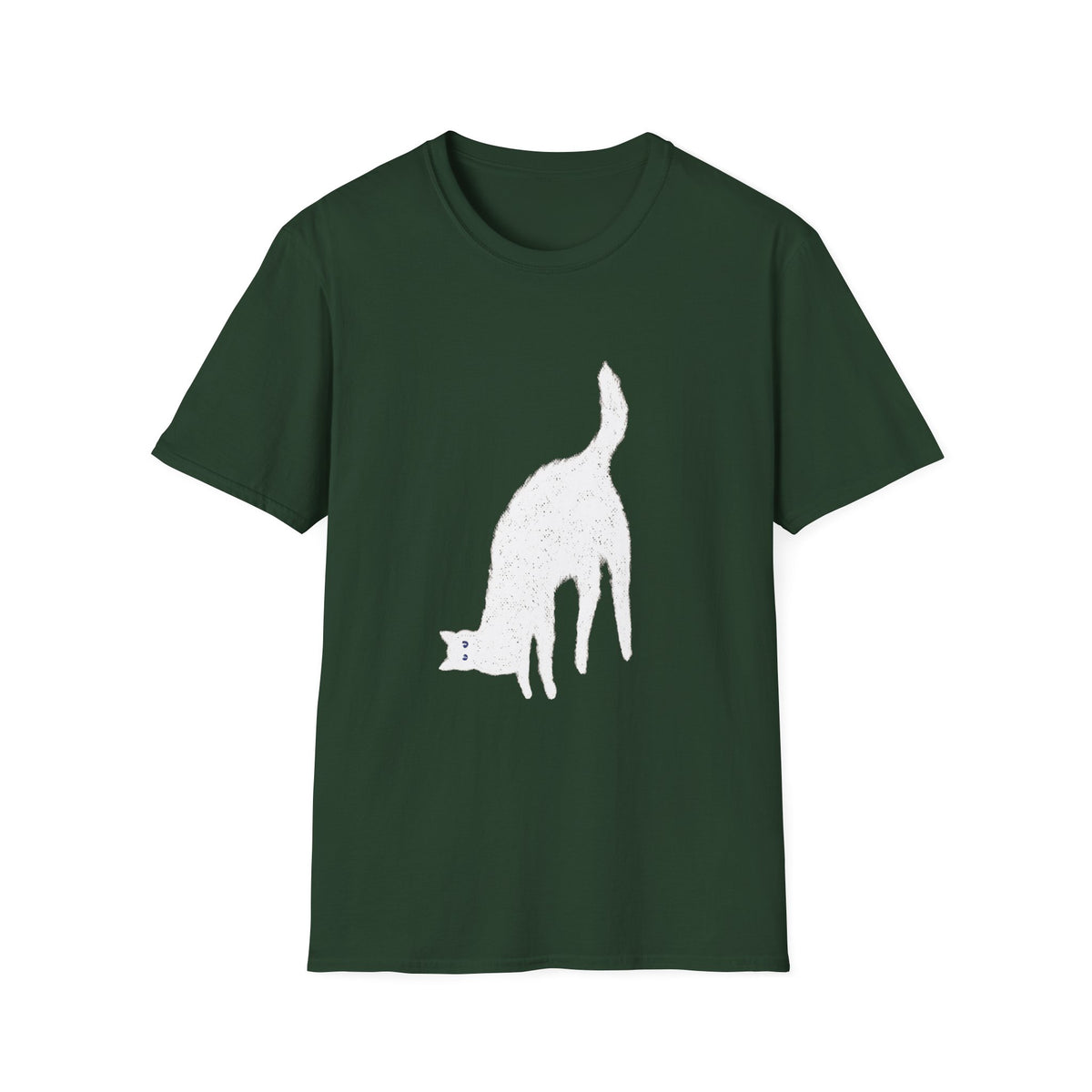 White Cat Spooky T-Shirt