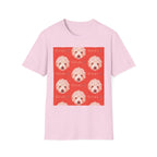 Multi-Peaches memorial dog portrait T-Shirt