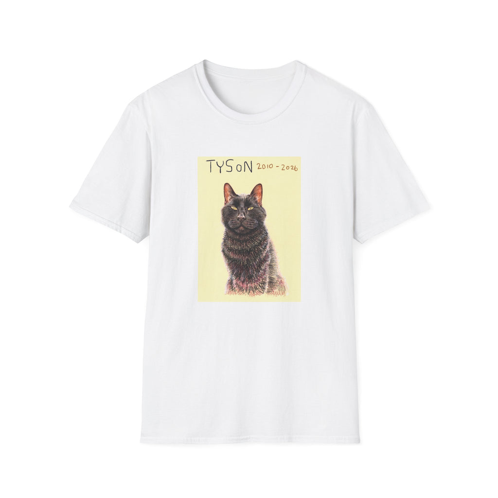 Tyson memorial cat portrait T-Shirt