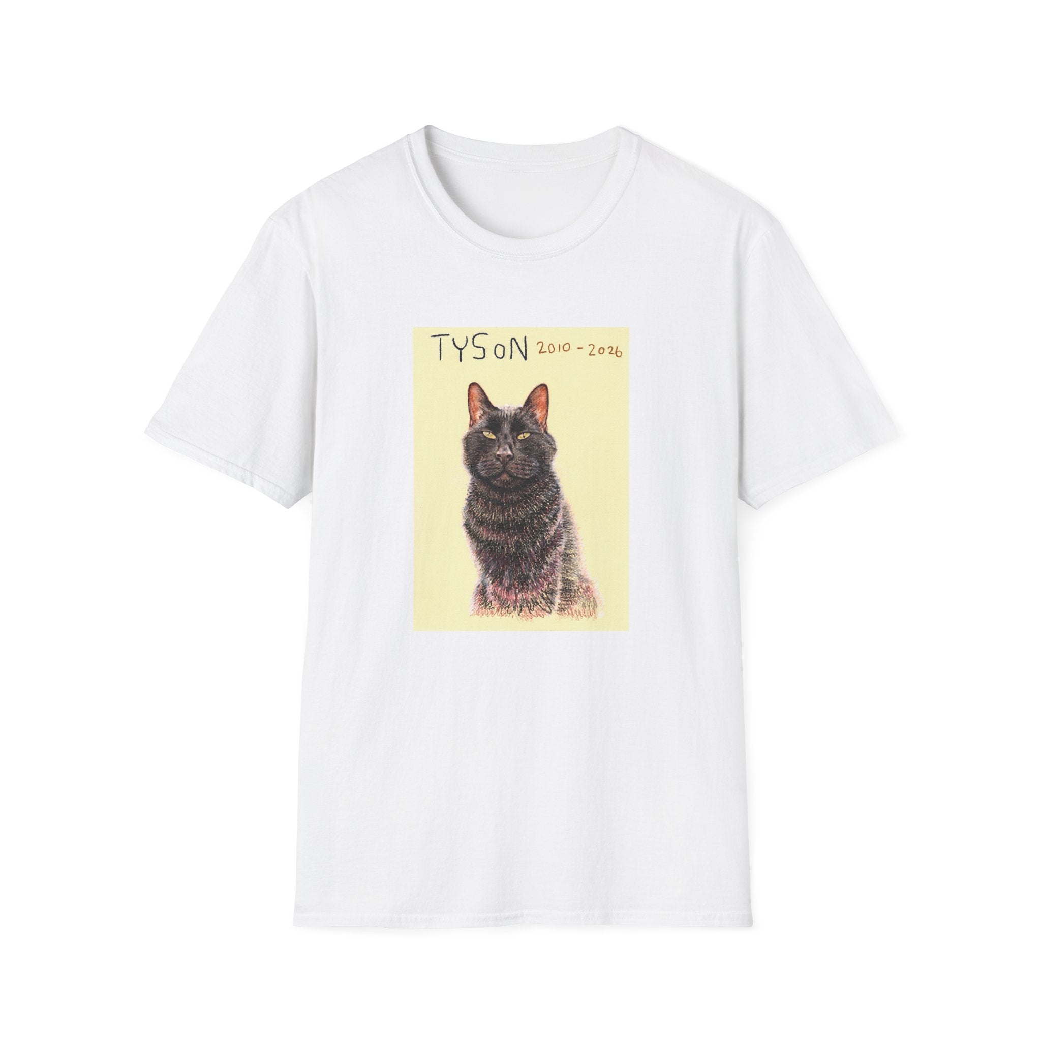 Tyson memorial cat portrait T-Shirt