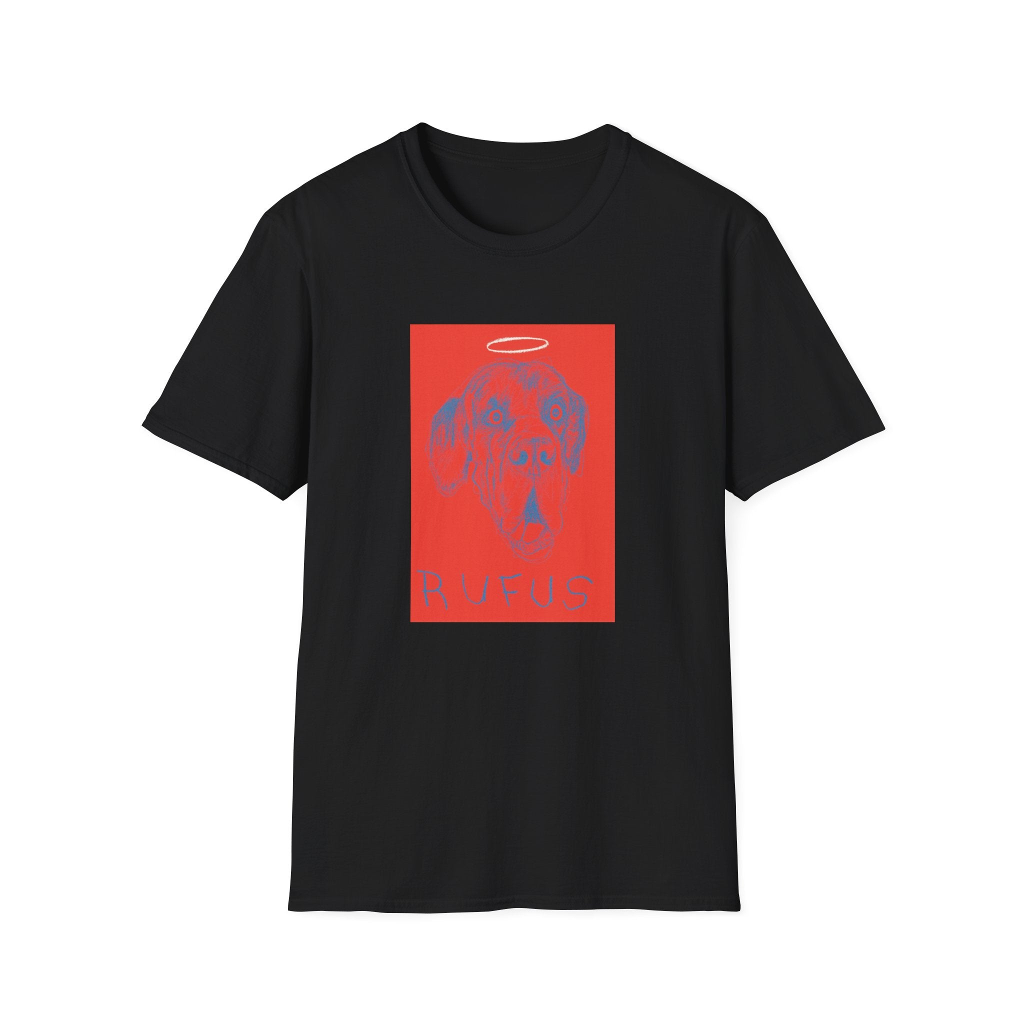 Rufus memorial dog portrait T-Shirt