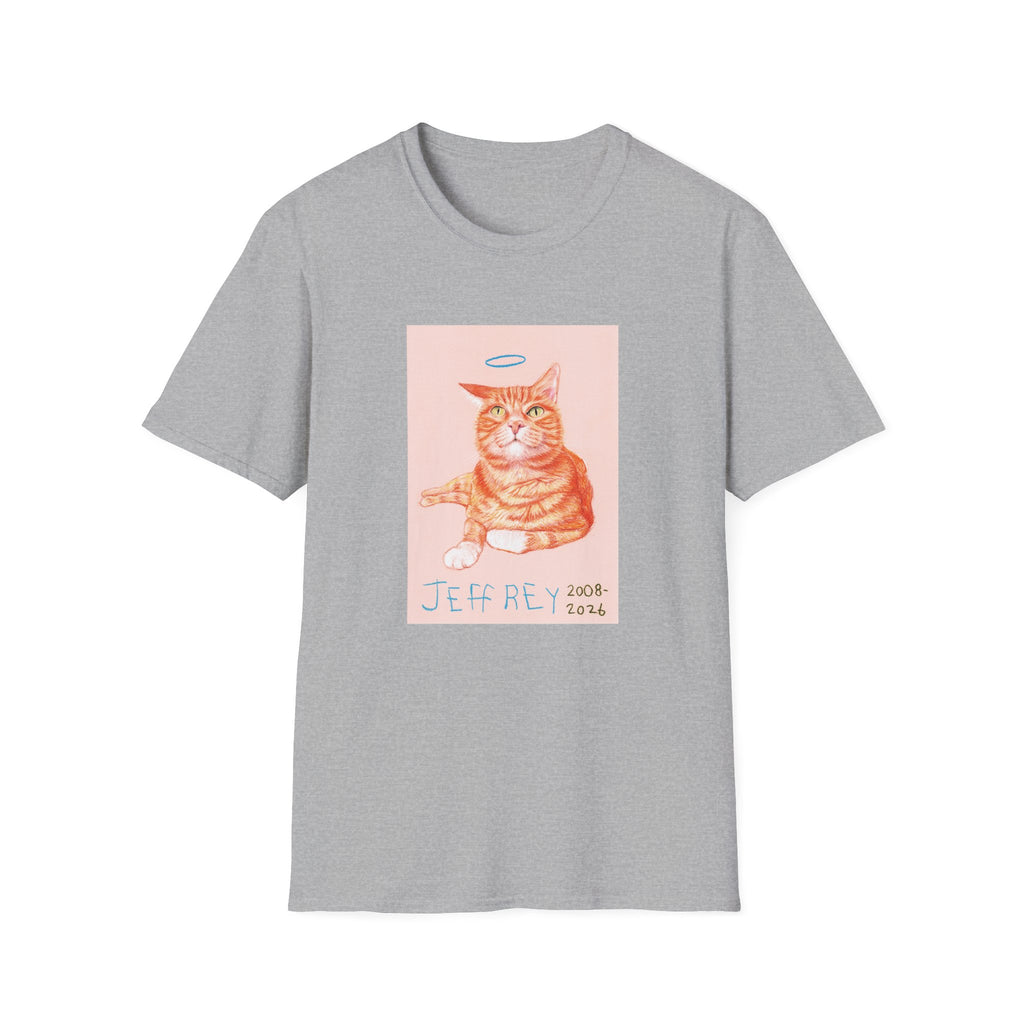 Jeffrey memorial cat portrait T-Shirt