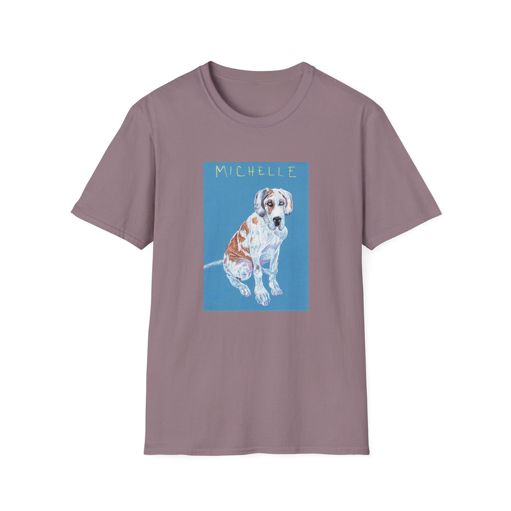 Michelle memorial dog portrait T-Shirt
