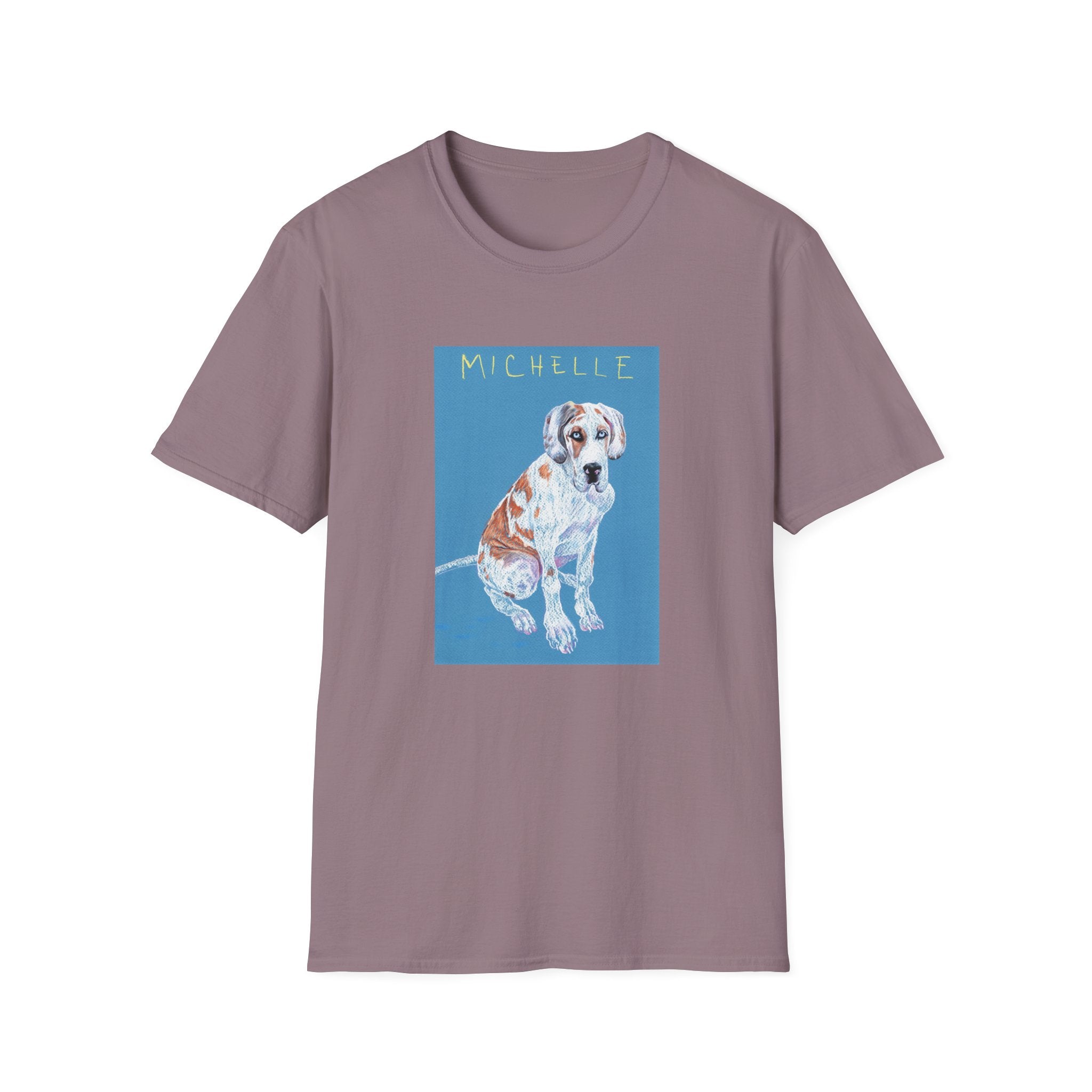 Michelle memorial dog portrait T-Shirt
