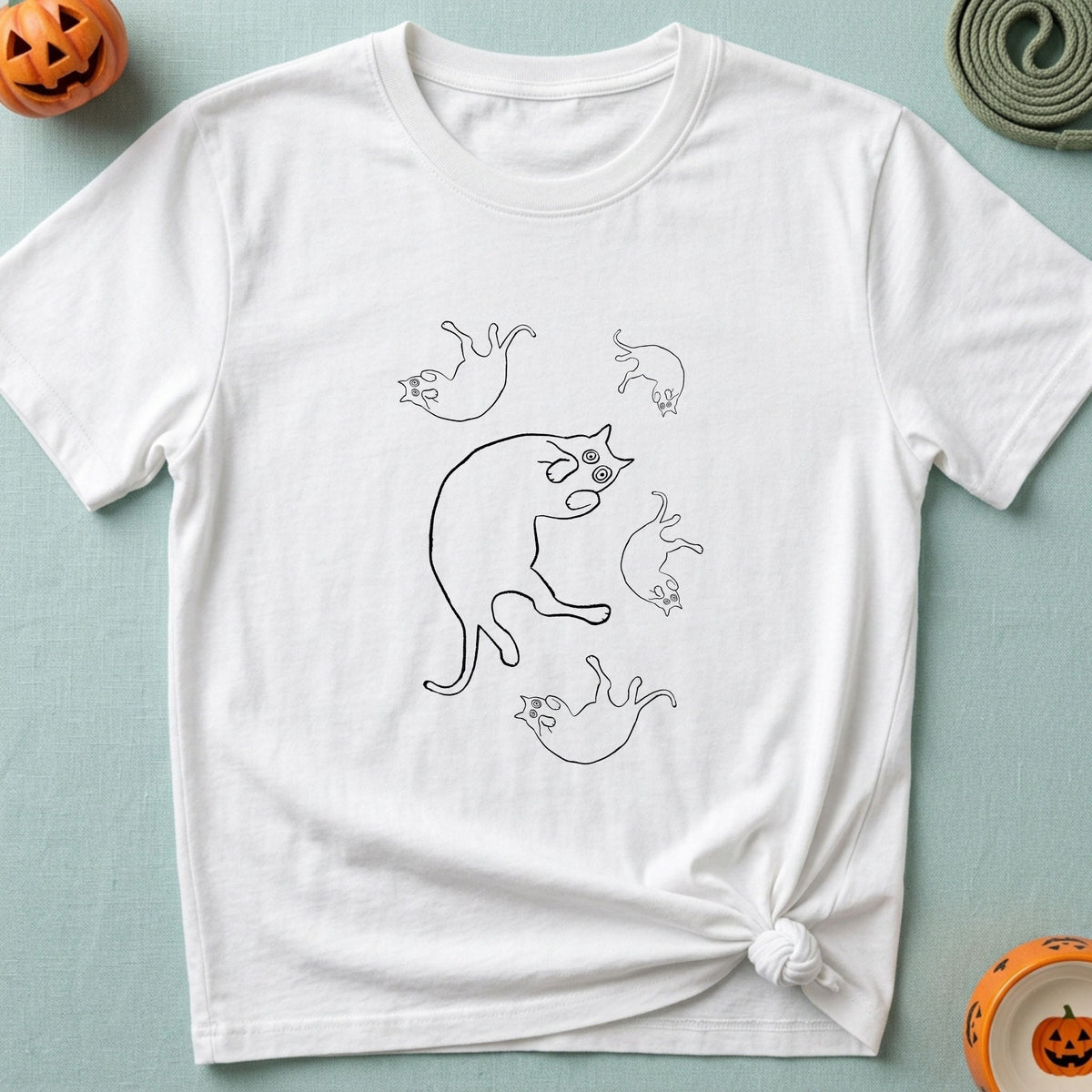 Floating Cats II Spooky T-Shirt