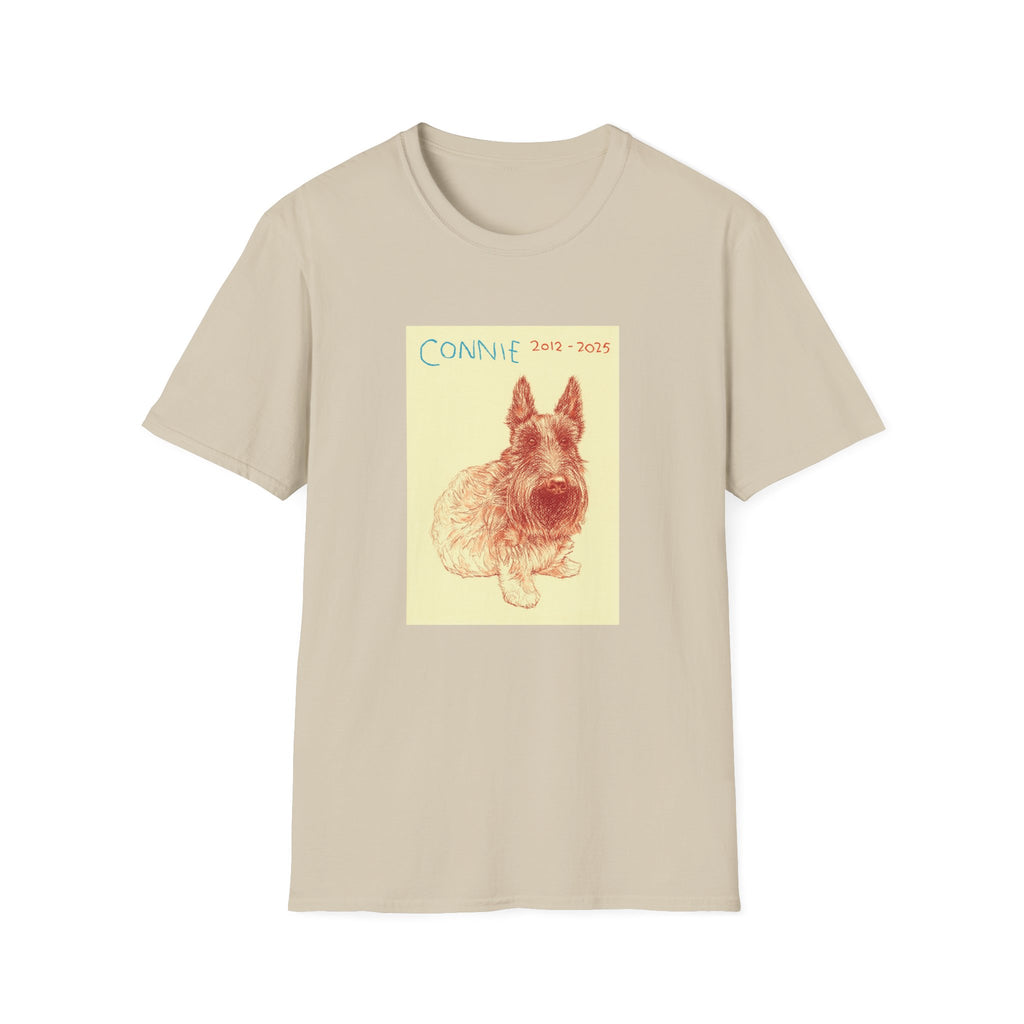 Connie memorial dog portrait T-Shirt