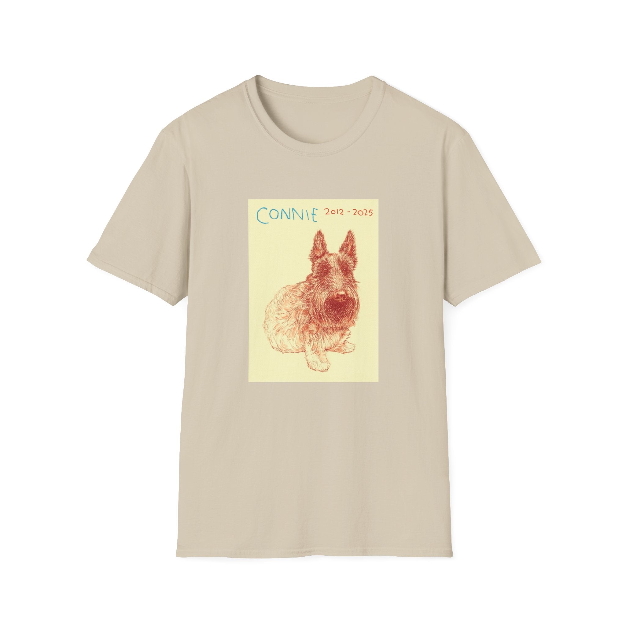 Connie memorial dog portrait T-Shirt
