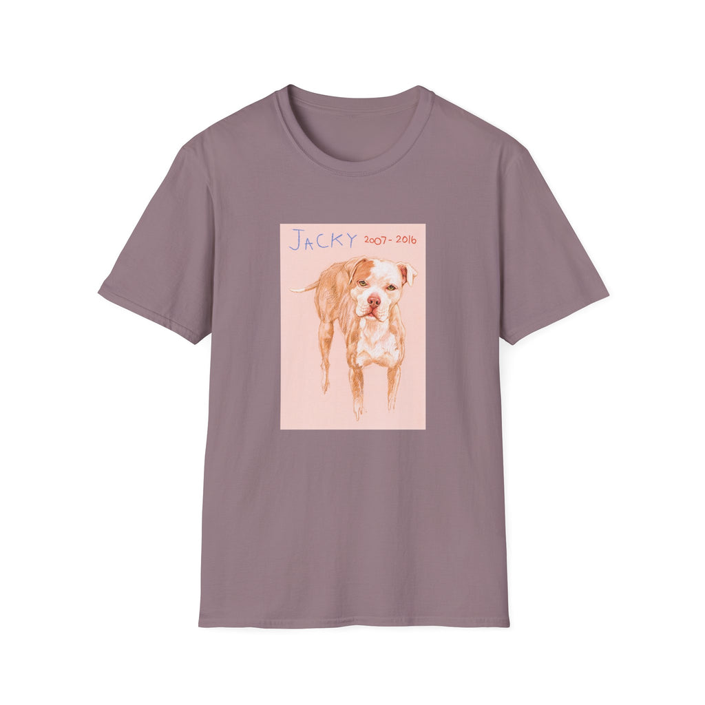 Jacky memorial dog portrait T-Shirt