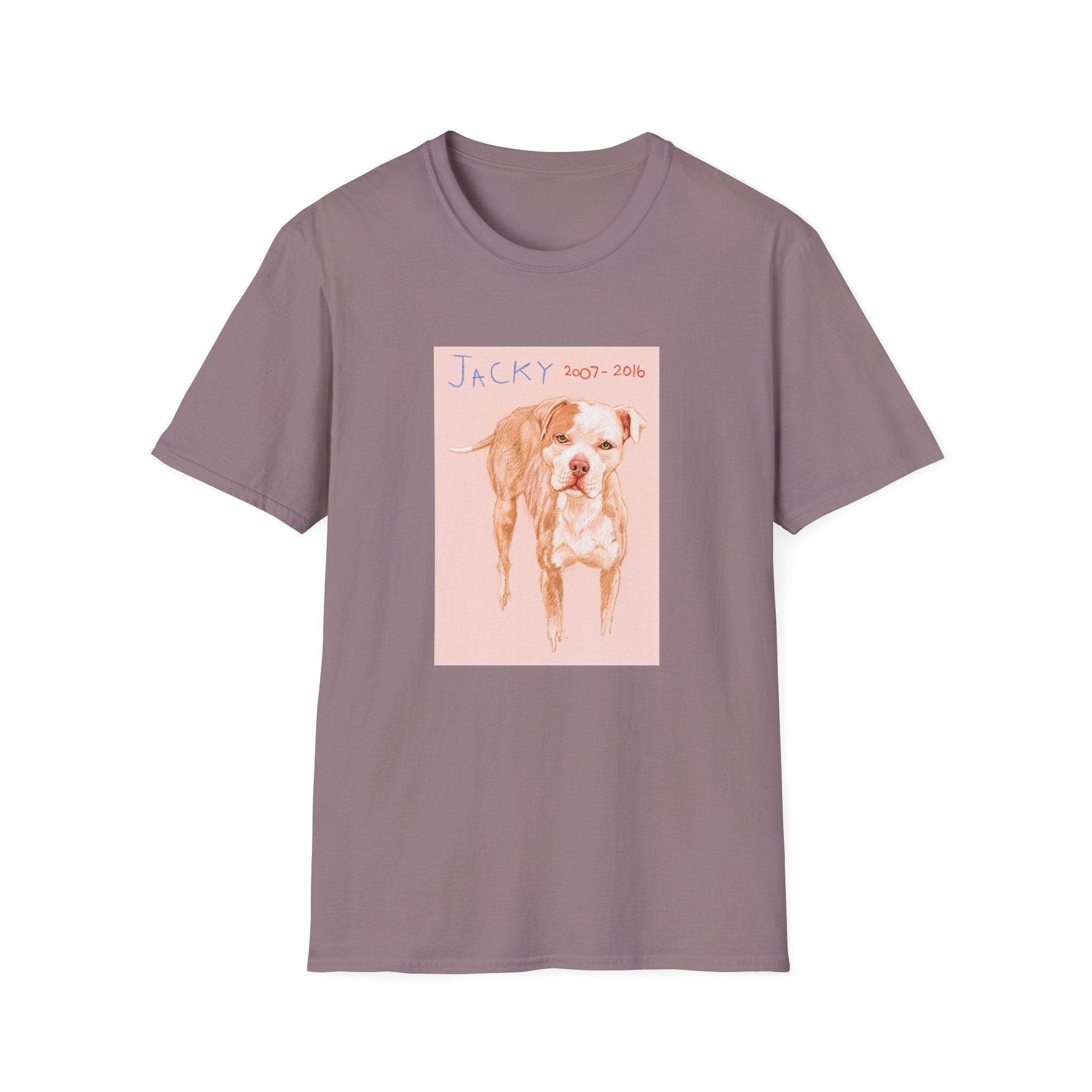 Jacky memorial dog portrait T-Shirt