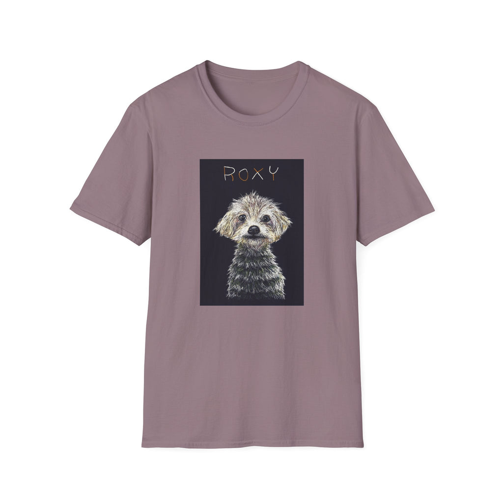 Roxy memorial dog portrait T-Shirt