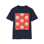 Multi-Peaches memorial dog portrait T-Shirt
