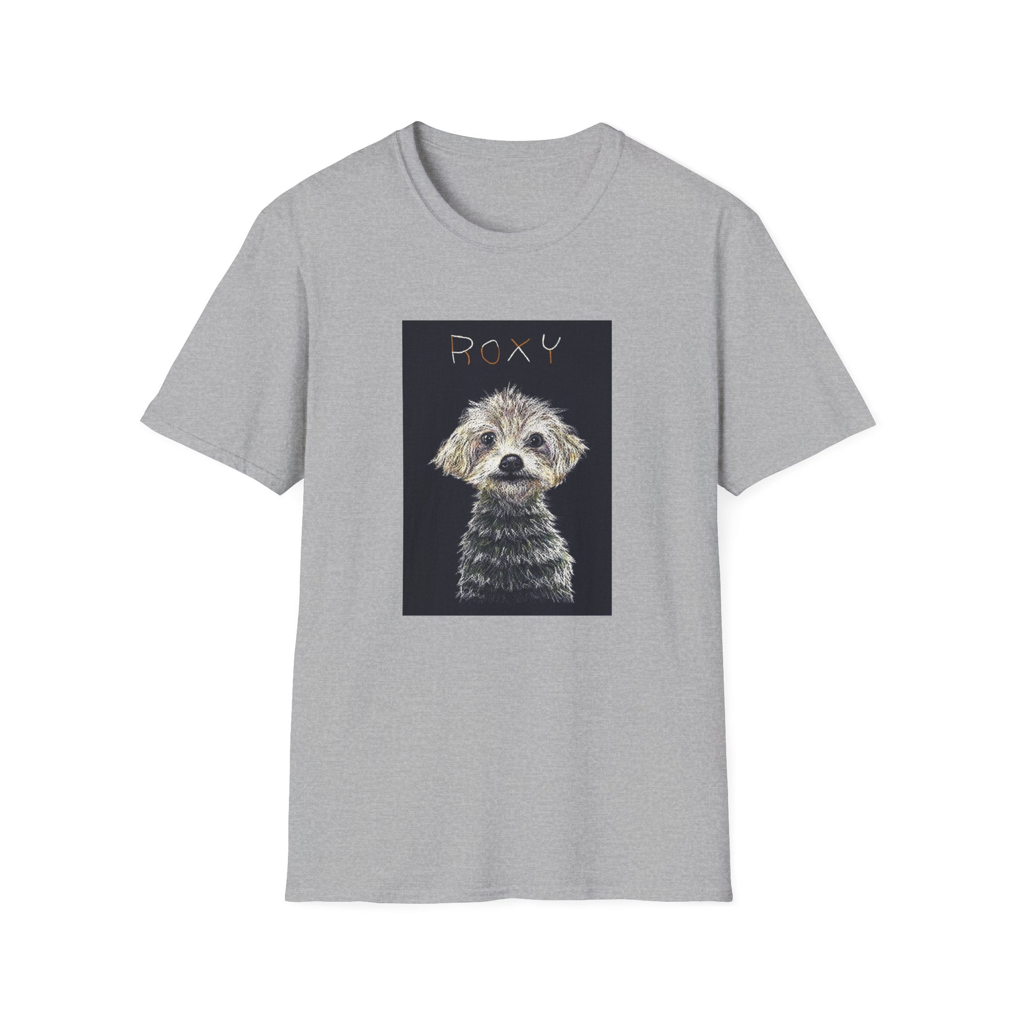 Roxy memorial dog portrait T-Shirt