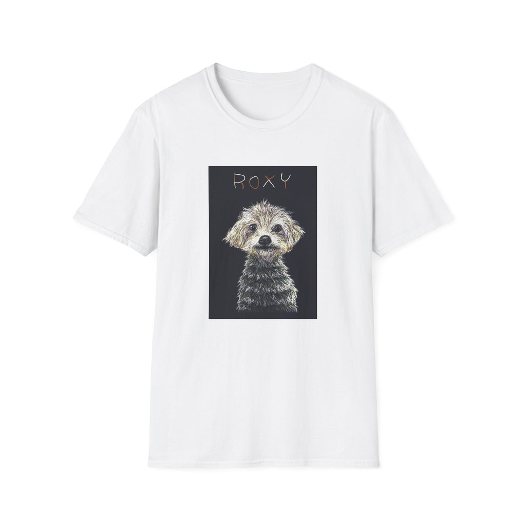 Roxy memorial dog portrait T-Shirt