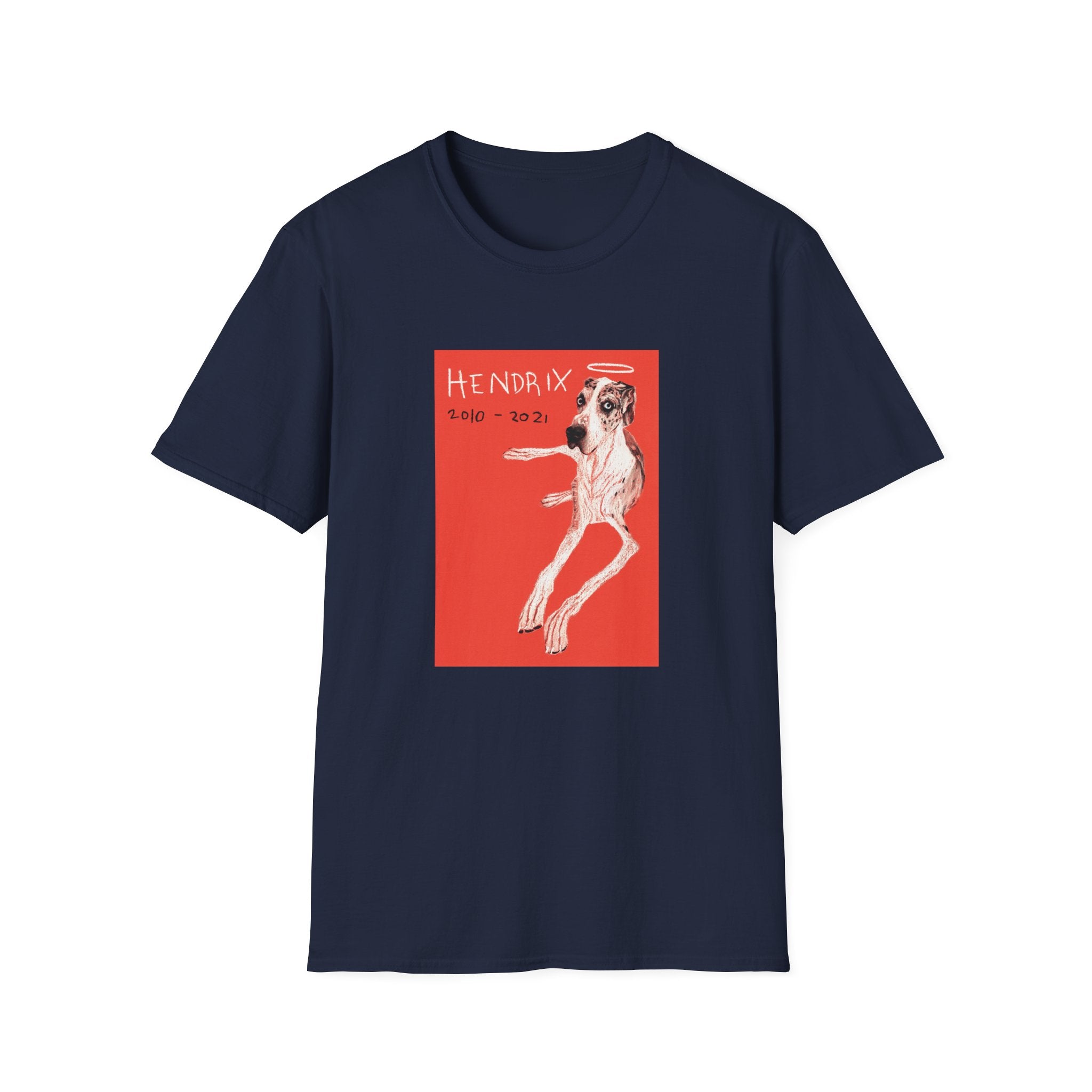 Hendrix memorial dog portrait T-Shirt