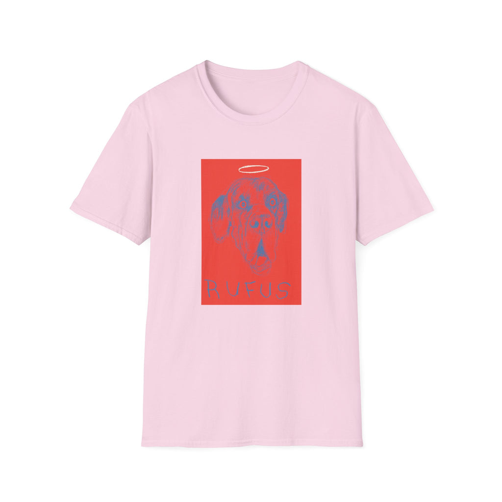 Rufus memorial dog portrait T-Shirt