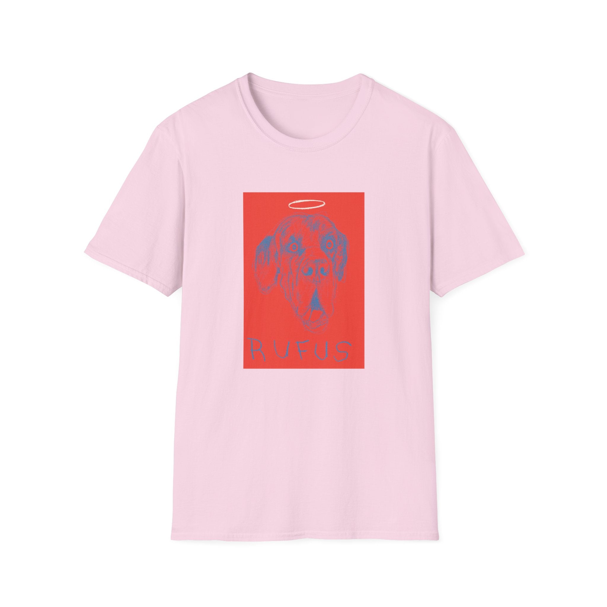 Rufus memorial dog portrait T-Shirt