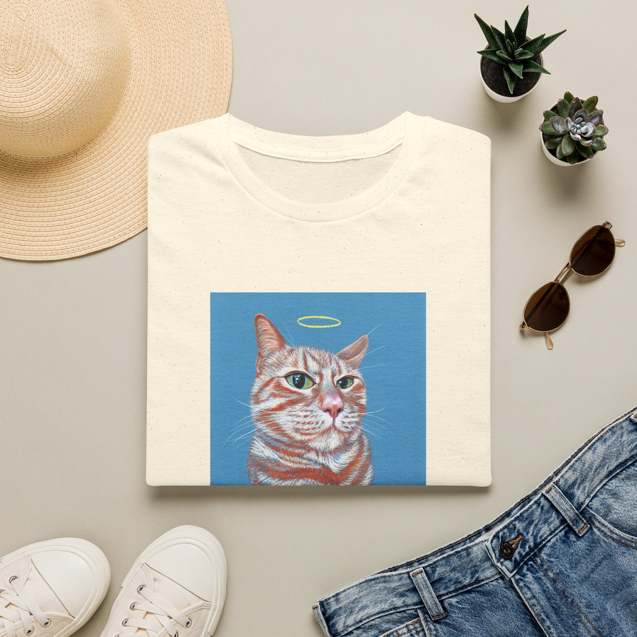 Gary memorial cat portrait T-Shirt
