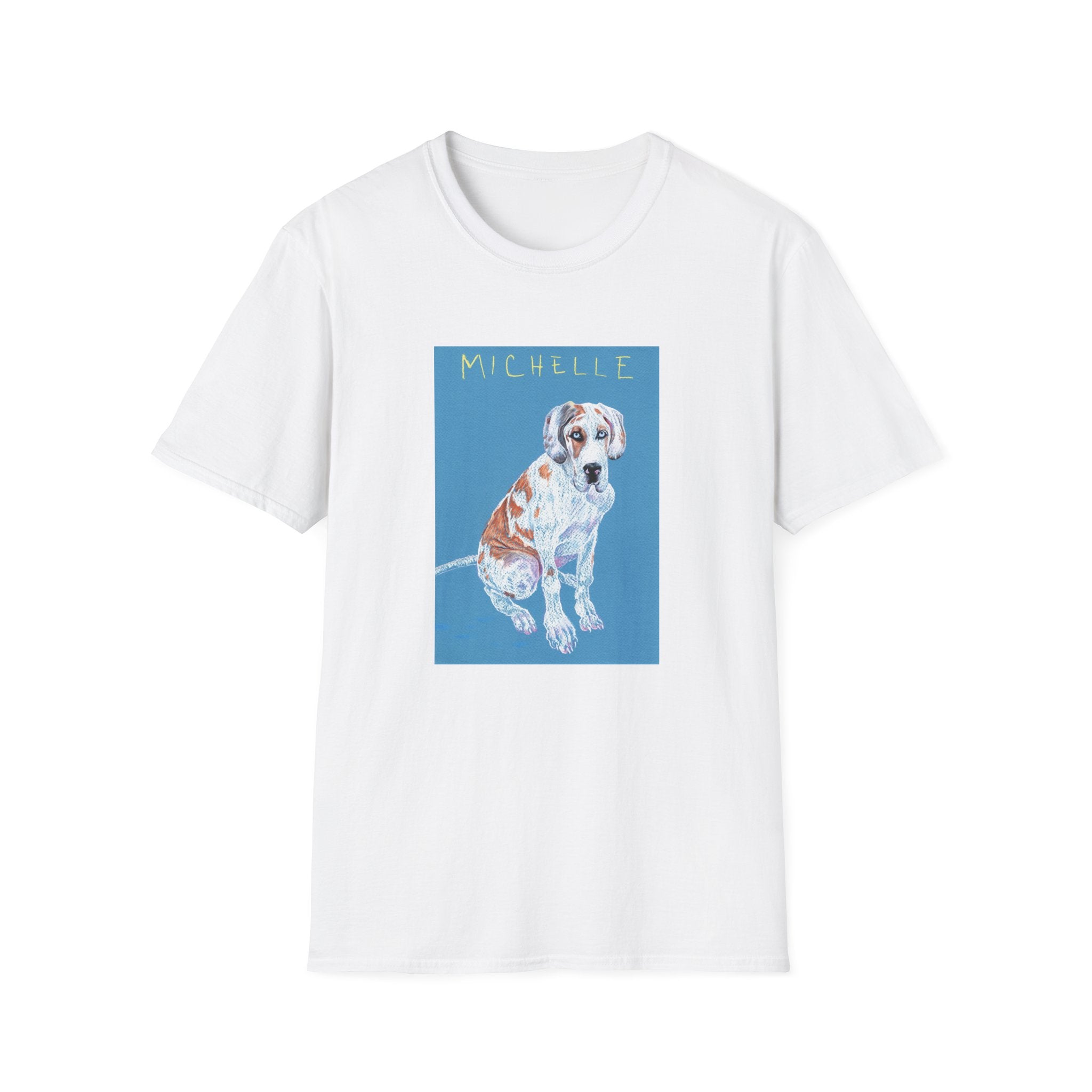 Michelle memorial dog portrait T-Shirt