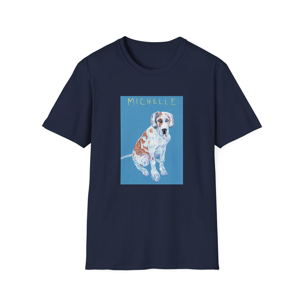 Michelle memorial dog portrait T-Shirt