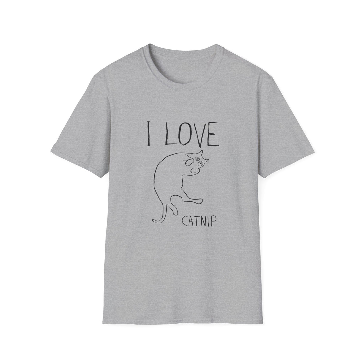 I Love Catnip V T-Shirt