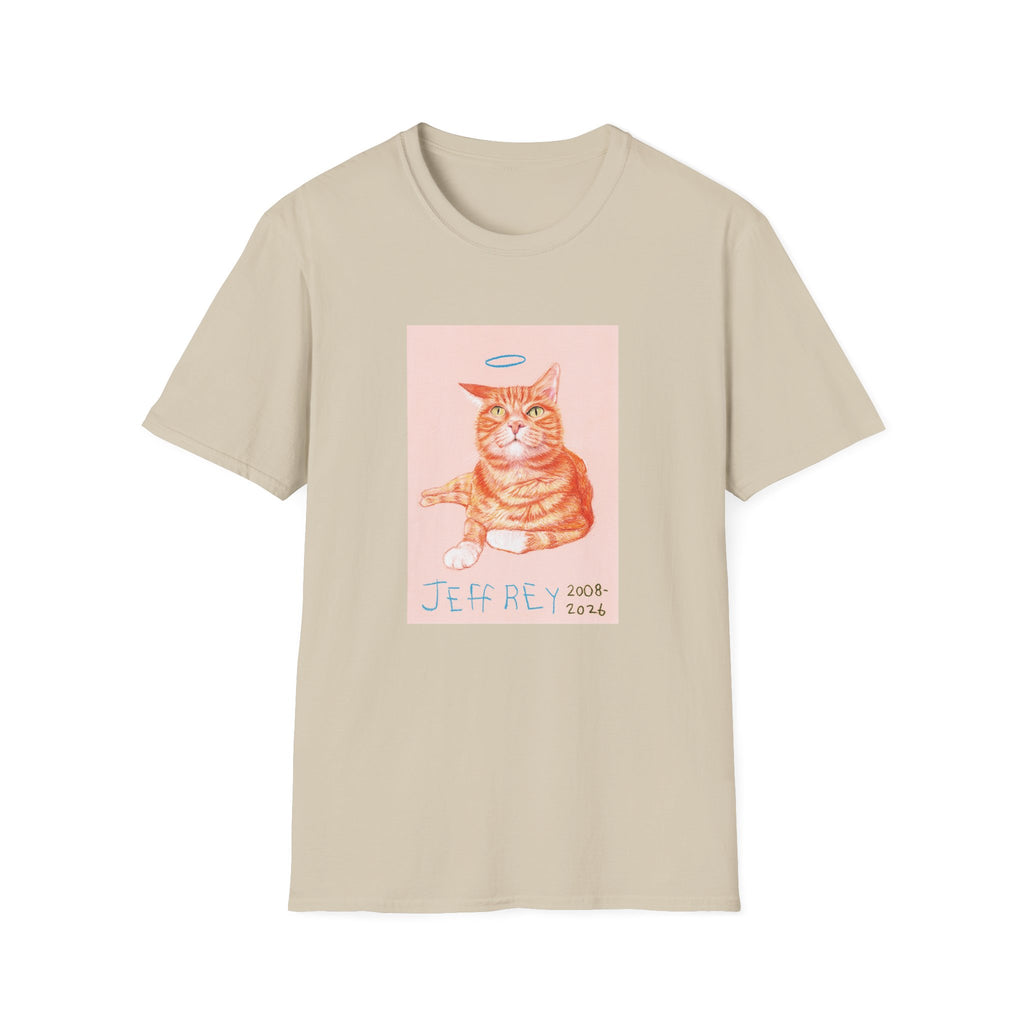 Jeffrey memorial cat portrait T-Shirt