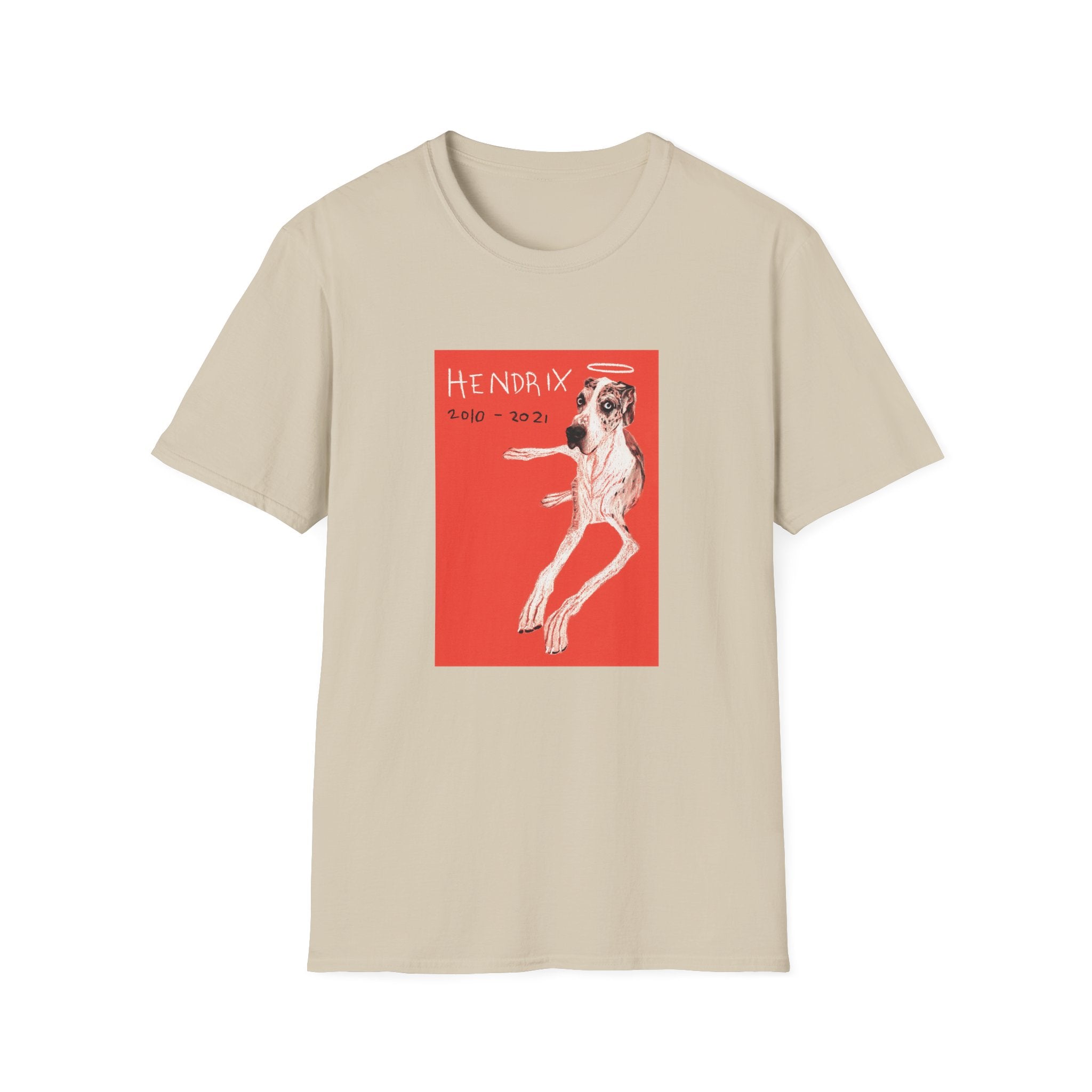 Hendrix memorial dog portrait T-Shirt