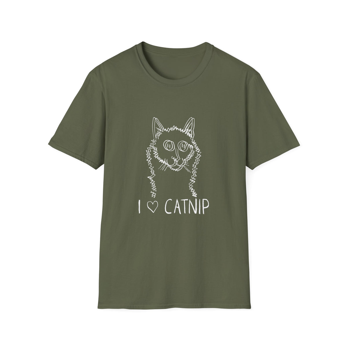 I Love Catnip Spooky T-Shirt
