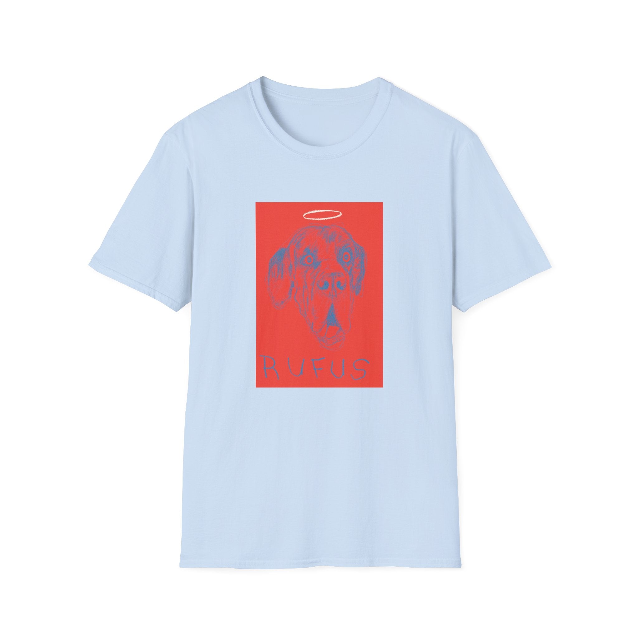 Rufus memorial dog portrait T-Shirt