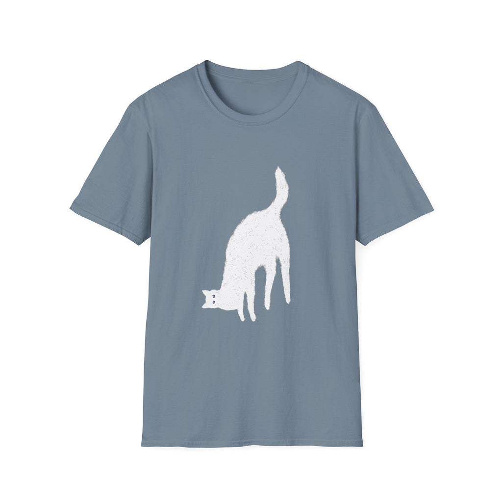 White Cat Spooky T-Shirt