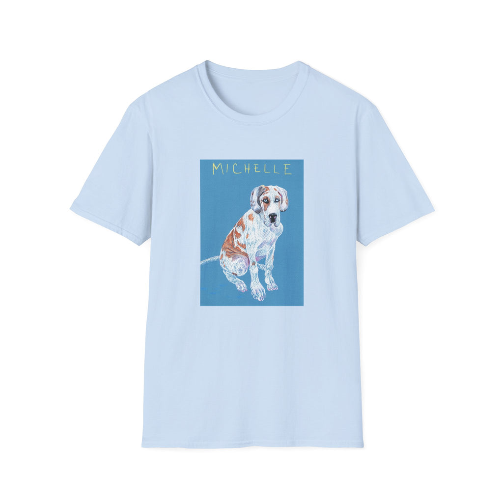 Michelle memorial dog portrait T-Shirt