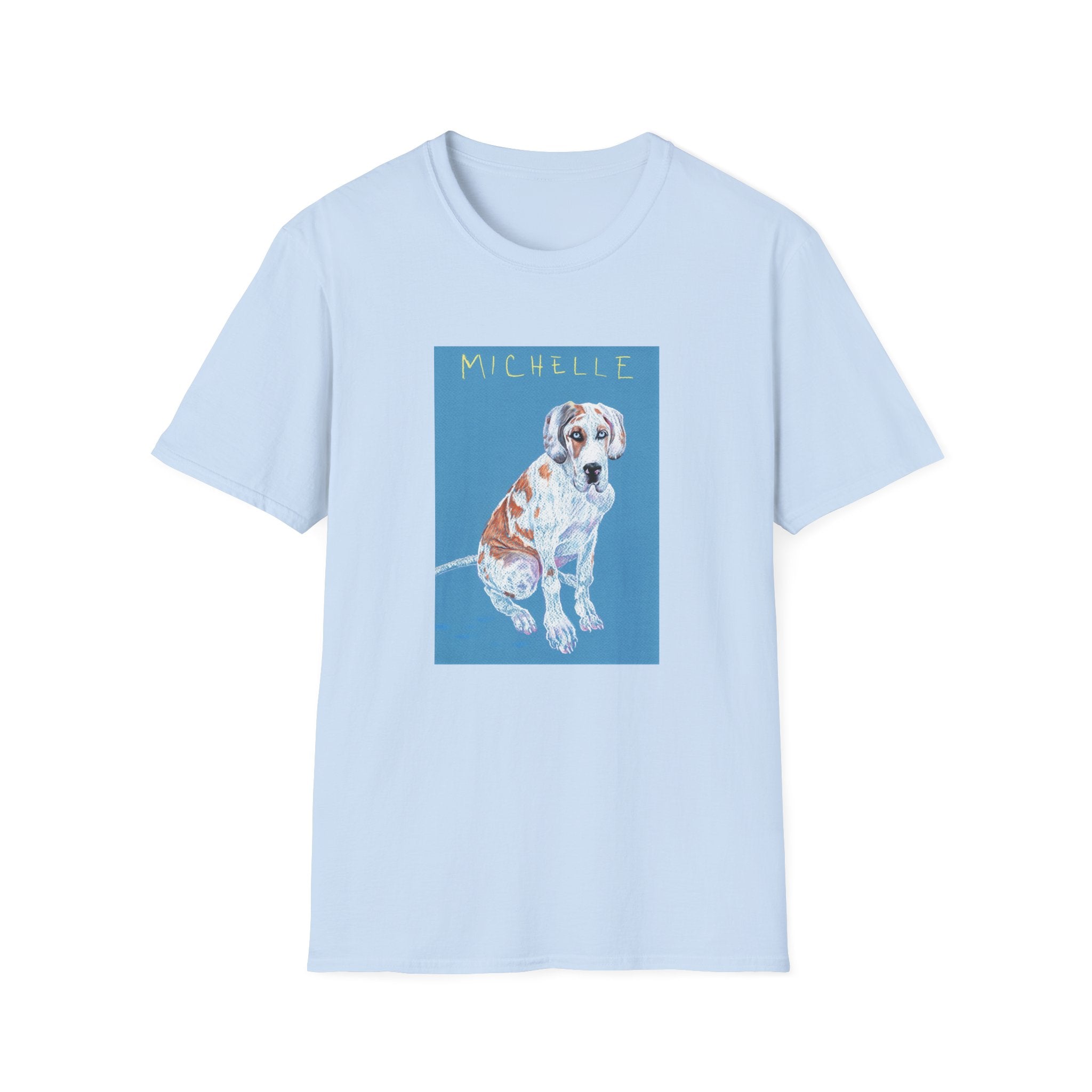 Michelle memorial dog portrait T-Shirt