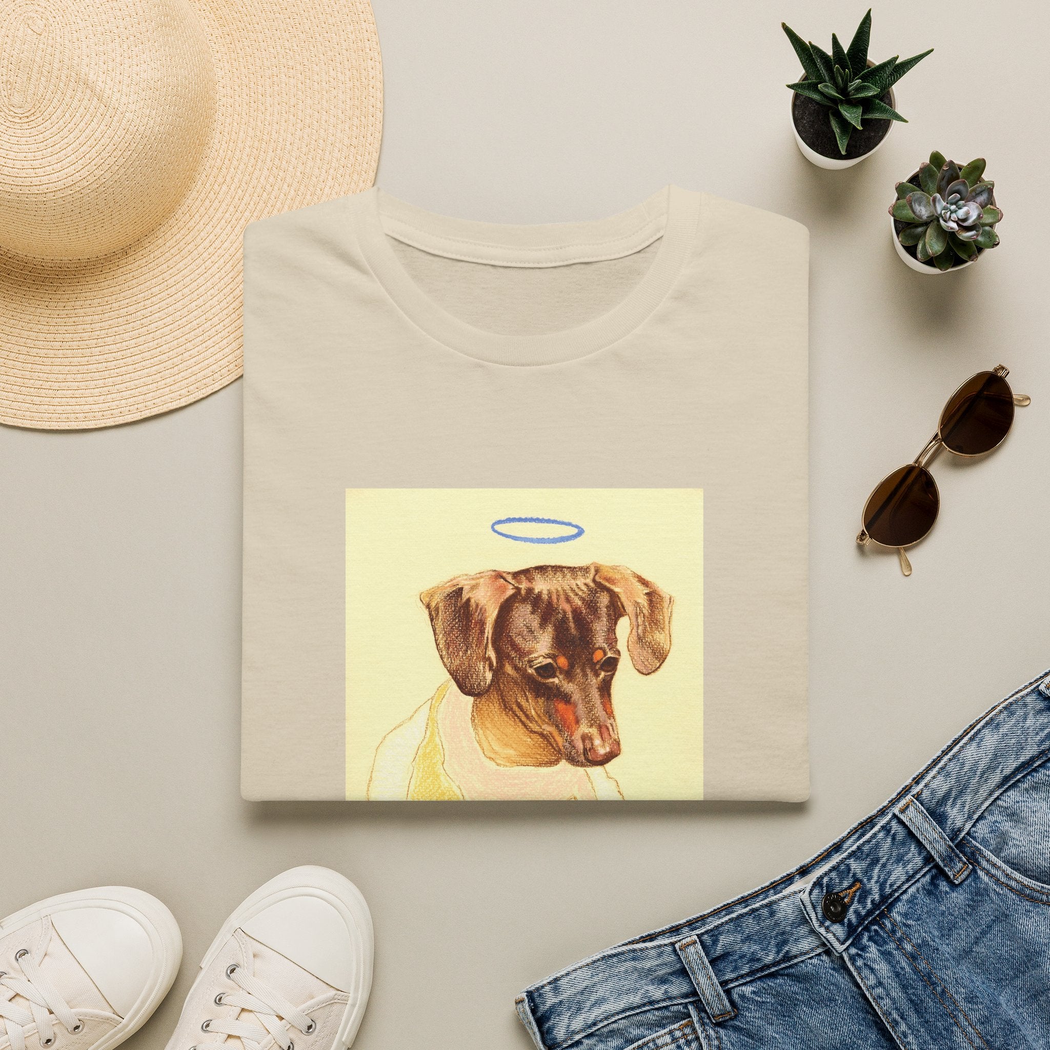 Druppel memorial dog portrait T-Shirt