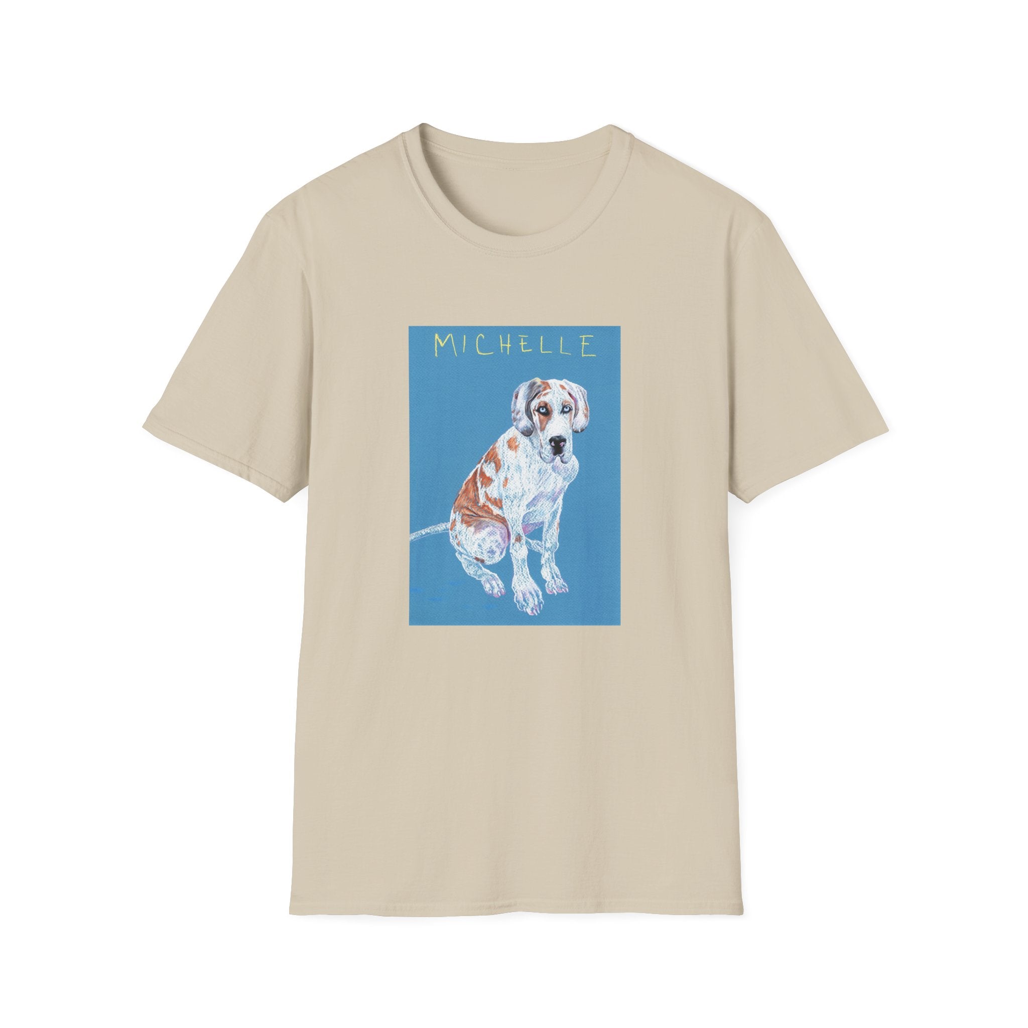 Michelle memorial dog portrait T-Shirt