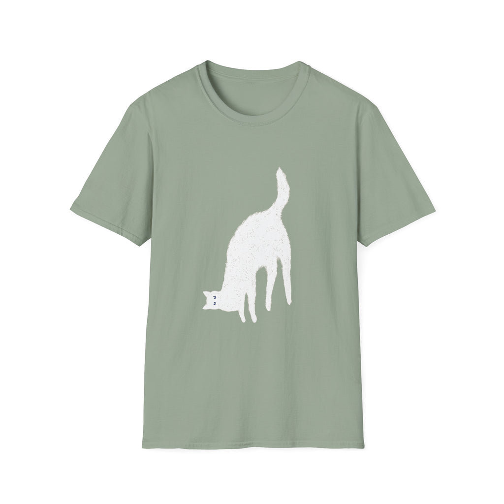 White Cat Spooky T-Shirt