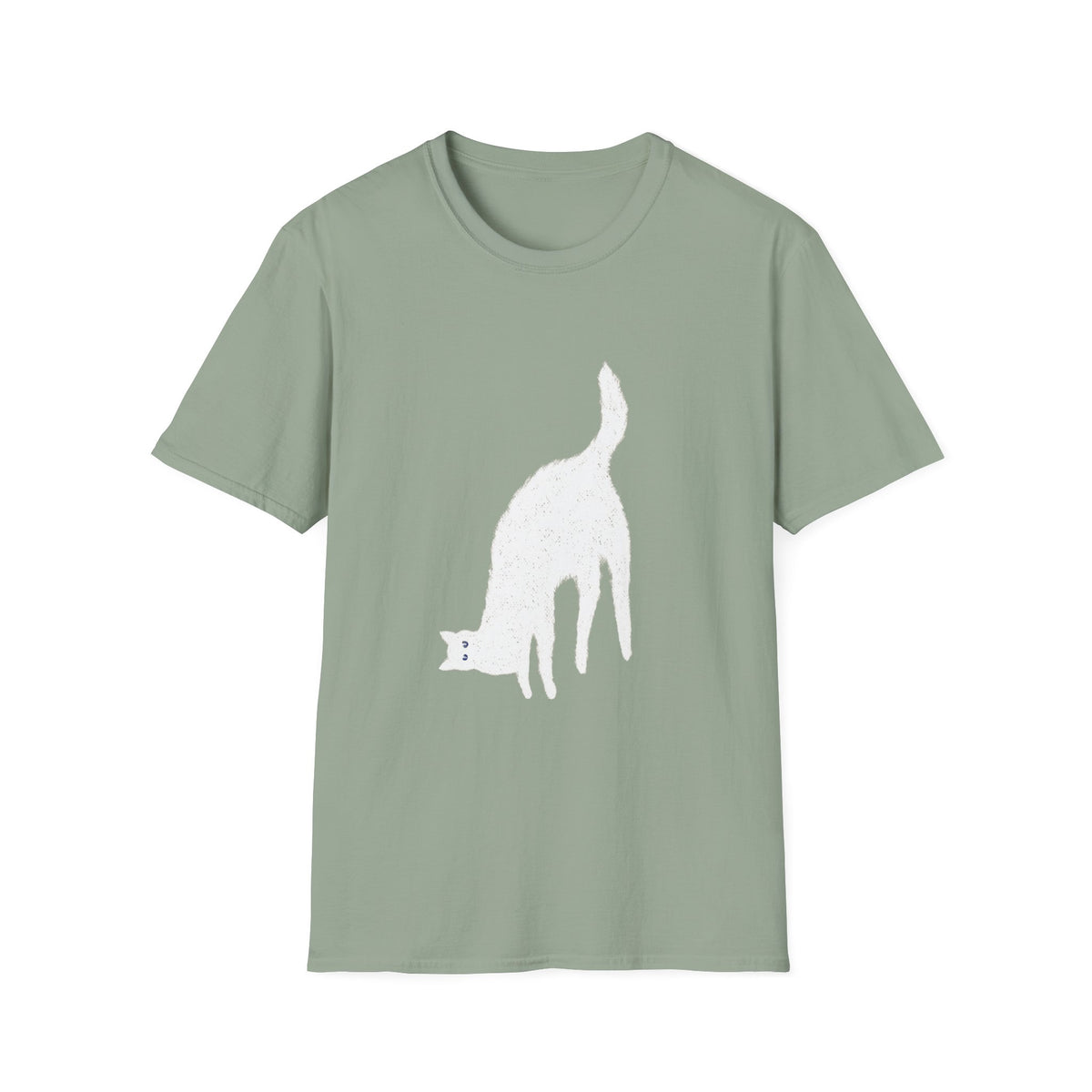 White Cat Spooky T-Shirt