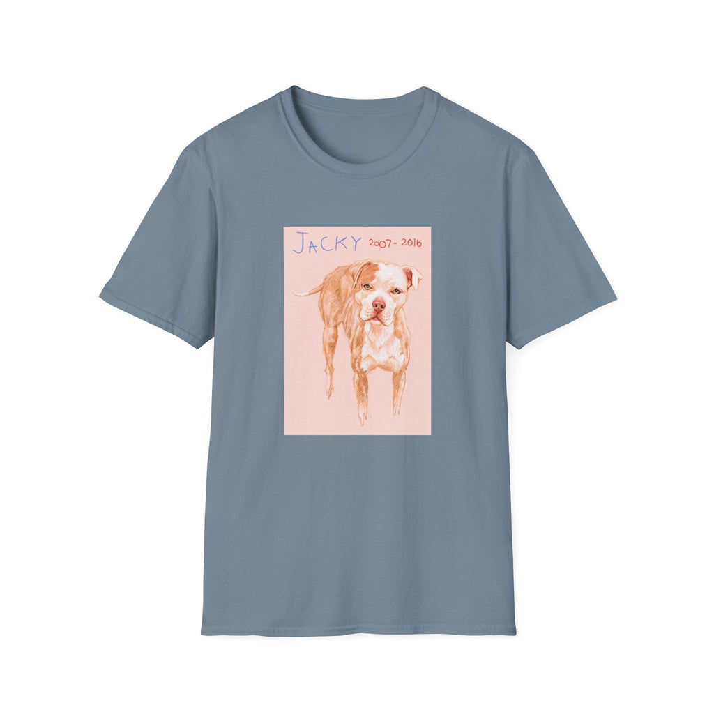 Jacky memorial dog portrait T-Shirt
