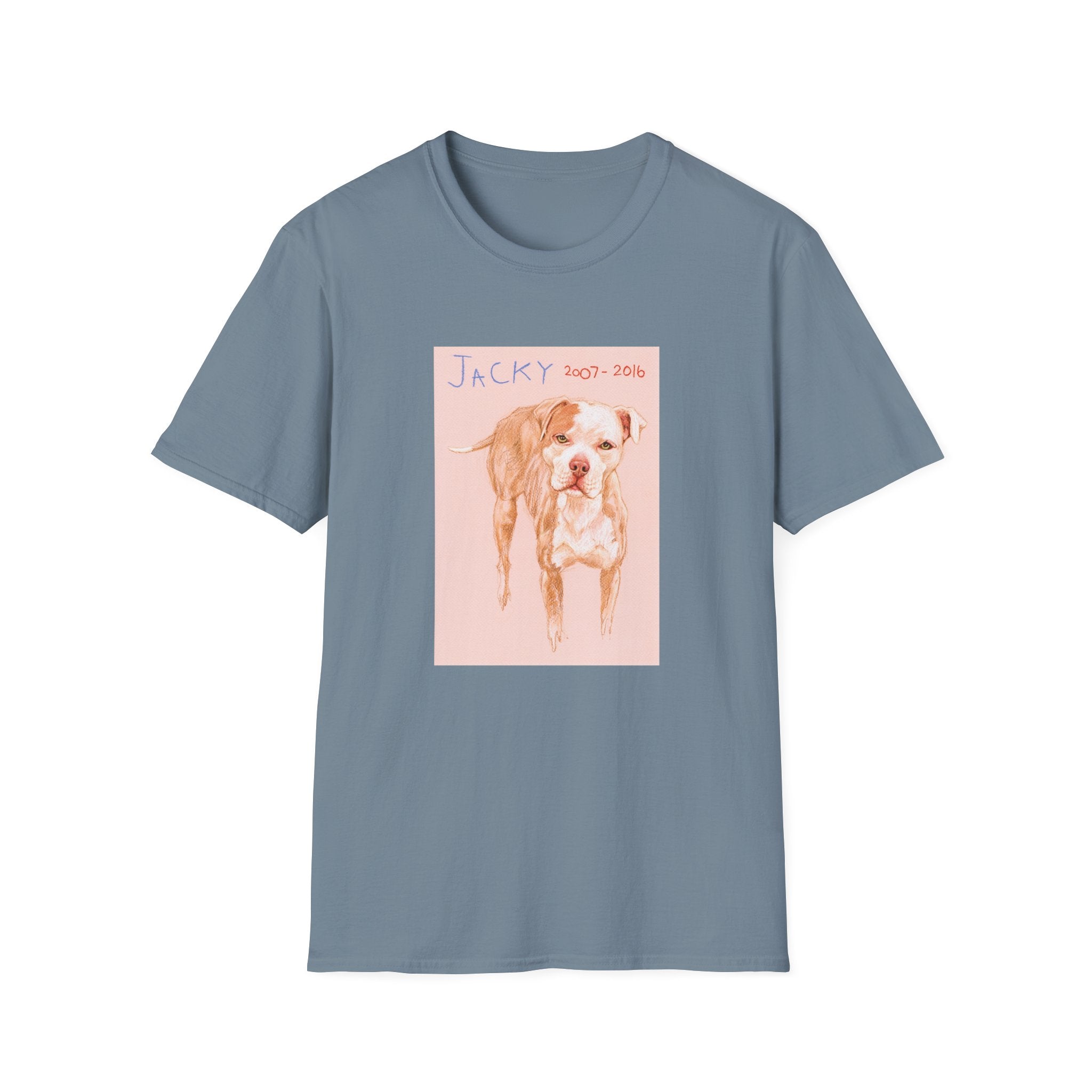Jacky memorial dog portrait T-Shirt