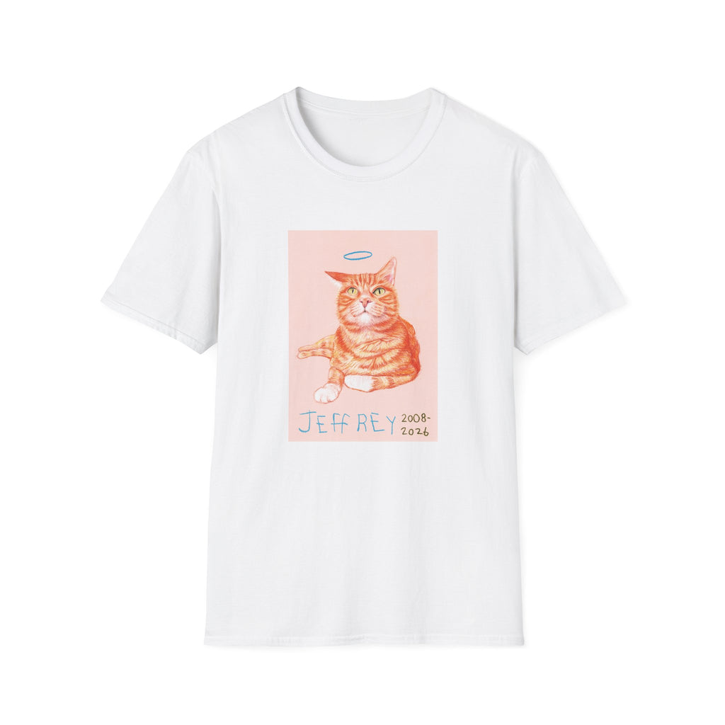 Jeffrey memorial cat portrait T-Shirt