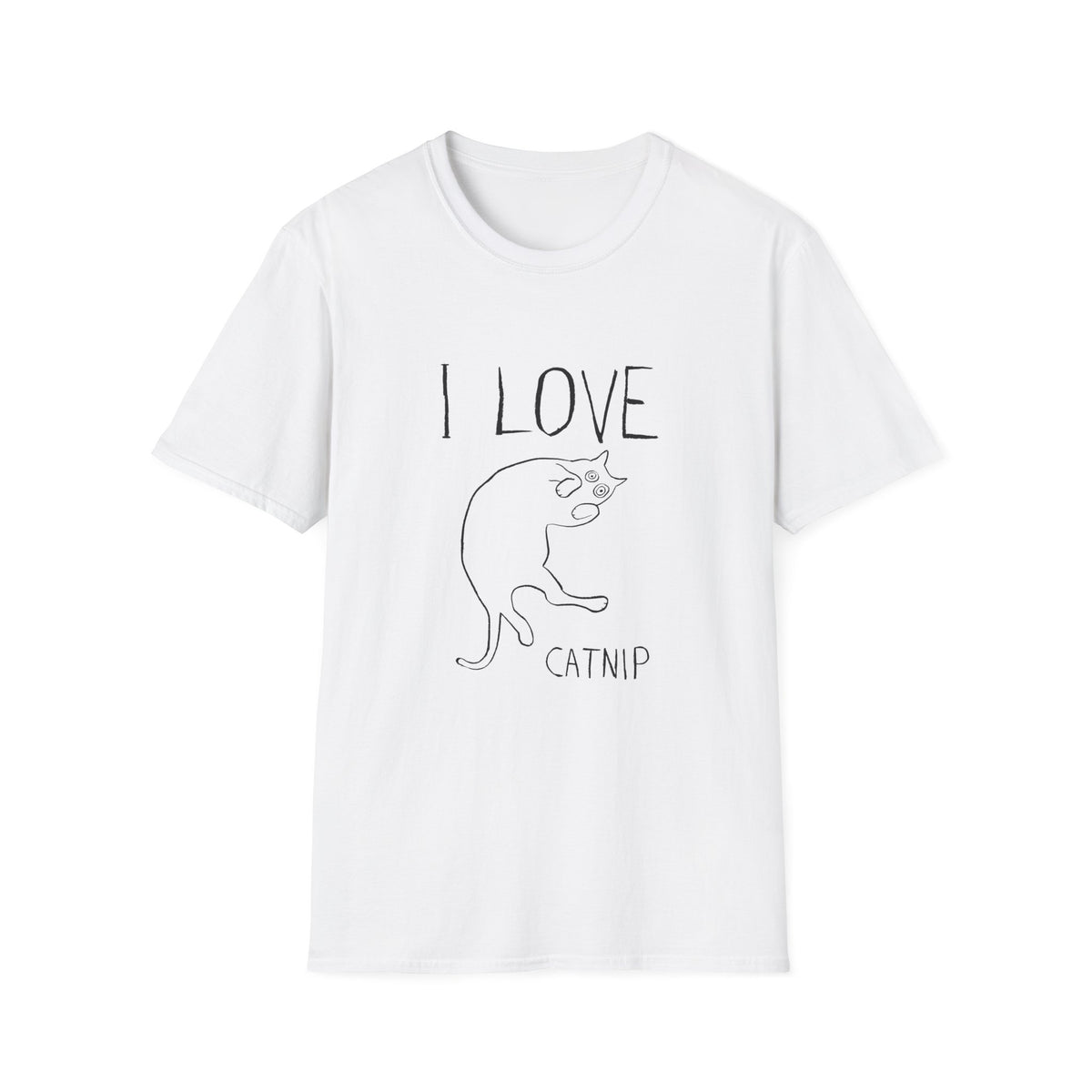 I Love Catnip V T-Shirt