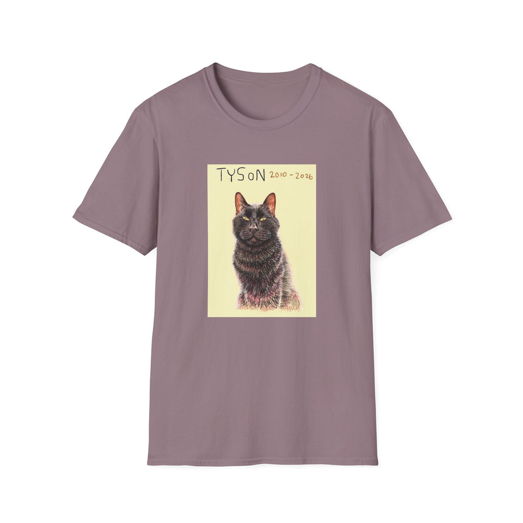 Tyson memorial cat portrait T-Shirt